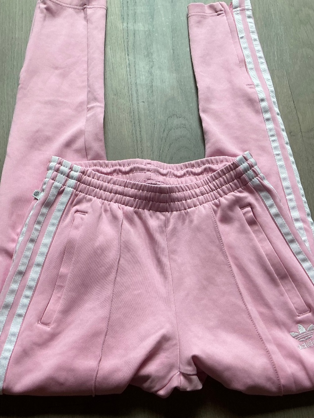 adidas pink track pants
